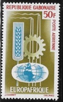 Gabon #C21 1964 Nueva NH Scott $1.40 "Europafrica"