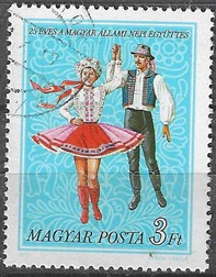Hungría #2488 1977 "25 Años de la Asamblea Nacional del Folklore"