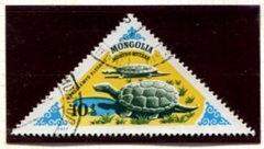Mongolia  #954 1977 "Tortuga prehistorica"
