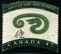 Canada  #1883  2001 "Año de la serpiente"