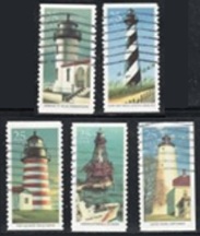 ESTADOS UNIDOS 2470 - 2474  1990 Serie completa "Faros