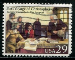Estados Unidos #2620  1992 "Primer viaje de Colon"