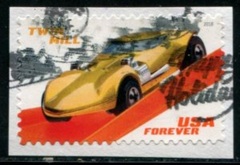 Estados Unidos #5326  2018  Autoadhesiva en papel «Auto coleccionable de Hot Wheels»