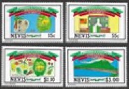 Nieves #379 - 382  1984  Serie completa Nuevas NH  "Aniversario de la Independencia"