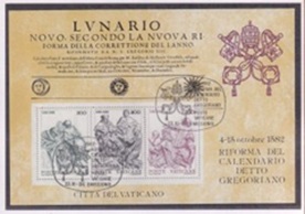 Vaticano #717a 1982 H.S. CTO " 400 aniversario del Calendario Gregoriano"