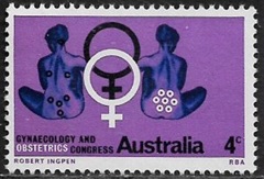 Australia #428  1967 Nueva NH "Salud femenina"
