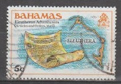 Bahamas #466  1980  "Mapa de Eleuthera"