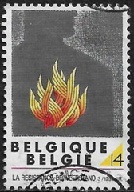 Belgica #1427  1992  "La resistencia belga en la Segunda Guerra Mundial"