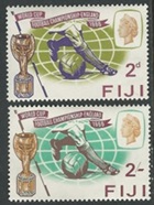Fiyi #219 - 220  1966  Serie completa Nuevas NH "Copa mundial de futbol Inglaterra 66"
