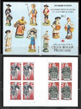 Francia  # B503a  1977 Booklett Nuevo NH "Pro Cruz Roja - Figurines"