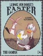 Gambia #1527  1994 Nueva NH  "Pascua - Disney"