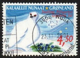 Groenlandia #390  2001 "Urogallo y bayas"