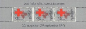Holanda #B547 1978 Minipliego Nuevo NH "Cruz Roja"
