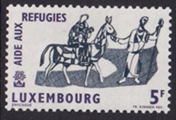 Luxemburgo #358 1960 Nueva NH "Año mundial de los refugiados"