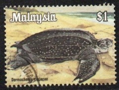 Malasia #179a  1983  "Tortuga laúd dermochelys"
