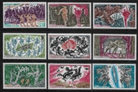 Monaco #712 - 720  1969 Nuevas NH "Escenas de La condenación de Fausto"