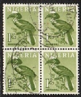 Nigeria #108  1961  Cuadro "Cálao"