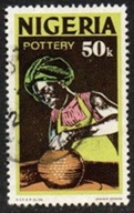 Nigeria #305a  1973  "Alfarera"