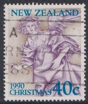 Nueva Zelanda  #1004  1990 "Ángel - Navidad"