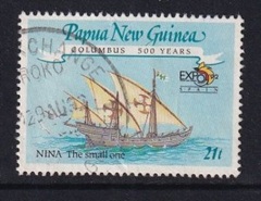 Papua Nueva Guinea #782 1992 "Descubrimiento de America"
