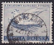 Polonia  #487  1950 "Congreso Internacional por la Paz - Paloma"