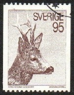 Suecia #750A  1972 "Corzo"