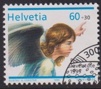 Suiza #B608  1995 "Ángel - Pro juventud"