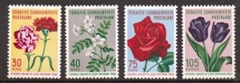Turquia #1480 - 1483 1960 Serie completa Nueva NH "Flores de primavera"