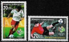 Turquia #2999 - 3000 2006 Serie completa Nueva NH "Copa mundial de Futbol Alemania 2006"