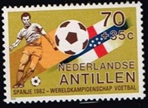 Antillas Neerlandesas #B198 1982 Nueva NH "Mundial de futbol España 82"