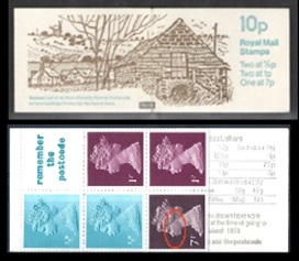 Gran Bretaña #MH22a 1979  Booklett Nuevo "Edificio agrícola en Escocia"