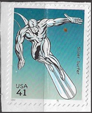 Estados Unidos #4159f   2007 Autoadhesivas en papel «Silversurfer de Marvel»