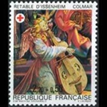 Francia #B574 1985 Nueva NH "Ángel tocando violoncelo"