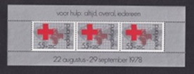 Holanda #B547 1978 H.S. Nueva NH Scott $2.75 "Cruz Roja Neerlandesa"