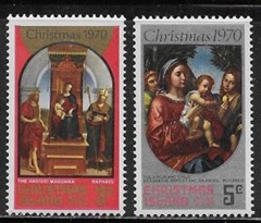 Isla Navidad #35 - 36 1970 serie completa Nuevas NH "Navidad - Obras de Rafael y Paolo Morando"