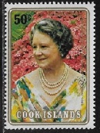 Islas Cook  #554  1980  Nueva NH "80 Años del natalicio de la Reina Madre"