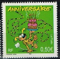 Francia #2951 2003 Nueva NH "Aniversario de Marsupilami"