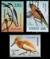 Rumania #6531 - 6533  2021 "Aves"