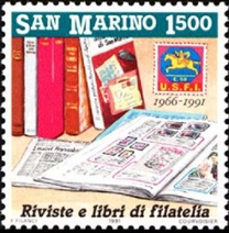 San Marino #1129 1991 Usada "Promoción de filatelia temática"
