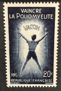 Francia #933 1959 Nueva NH "Campaña vacunación contra la polio"