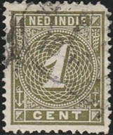 Antillas Neerlandesas #17 1883 "Numeral"