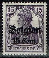 Bélgica, ocupación alemana #N16 1917 Nueva NH "Germania"