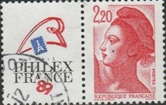 Francia #2105 1988 "Philexfrance 89"