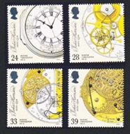 Gran Bretaña #1489 - 1492 1993 Serie completa Nueva NH "Cronómetros marinos"