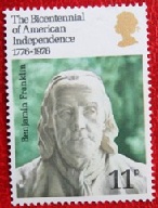 Gran Bretaña #785 1976 Nueva (Hinged)  "Bicentenario de la Independencia de U.S.A. - Be