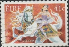 Irlanda #1409  2002 " Europa  - El Circo - Caballo"