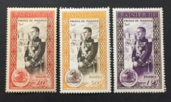Mónaco #247 - 249 1950 Príncipe Rainiero