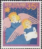 Nueva Zelanda #880  1987 "Navidad - Angeles"