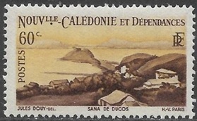 Nueva Caledonia #280  1948 Nueva NH "Leproserío de Ducos"