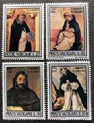 Vaticano #509 - 512 1971 Serie completa Nuevas NH "Santos Dominicos"